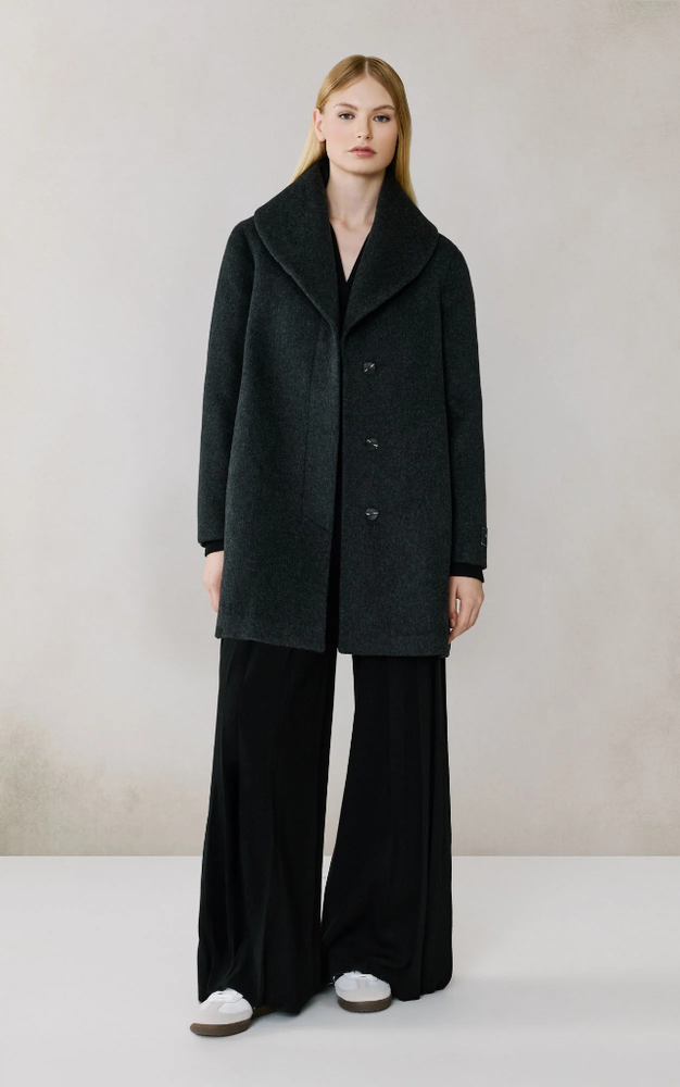 ELSA Wool Shawl Collar Coat