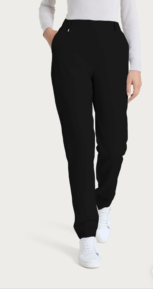 Slim Chino Pants with Pockets in Flannel Twill