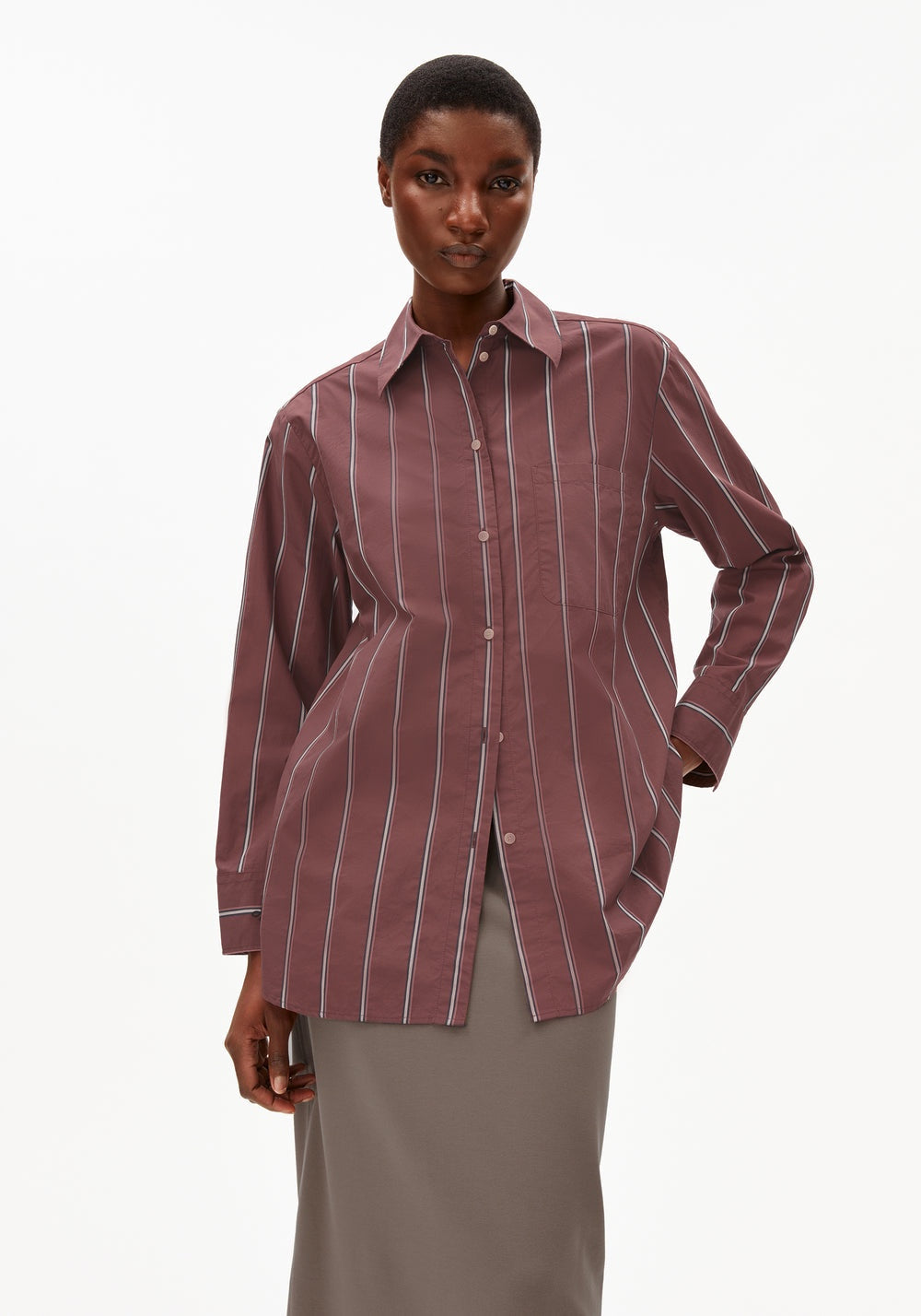 Haliaa Striped Blouse from Organic Cotton