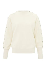 Button Detail LS Sweater