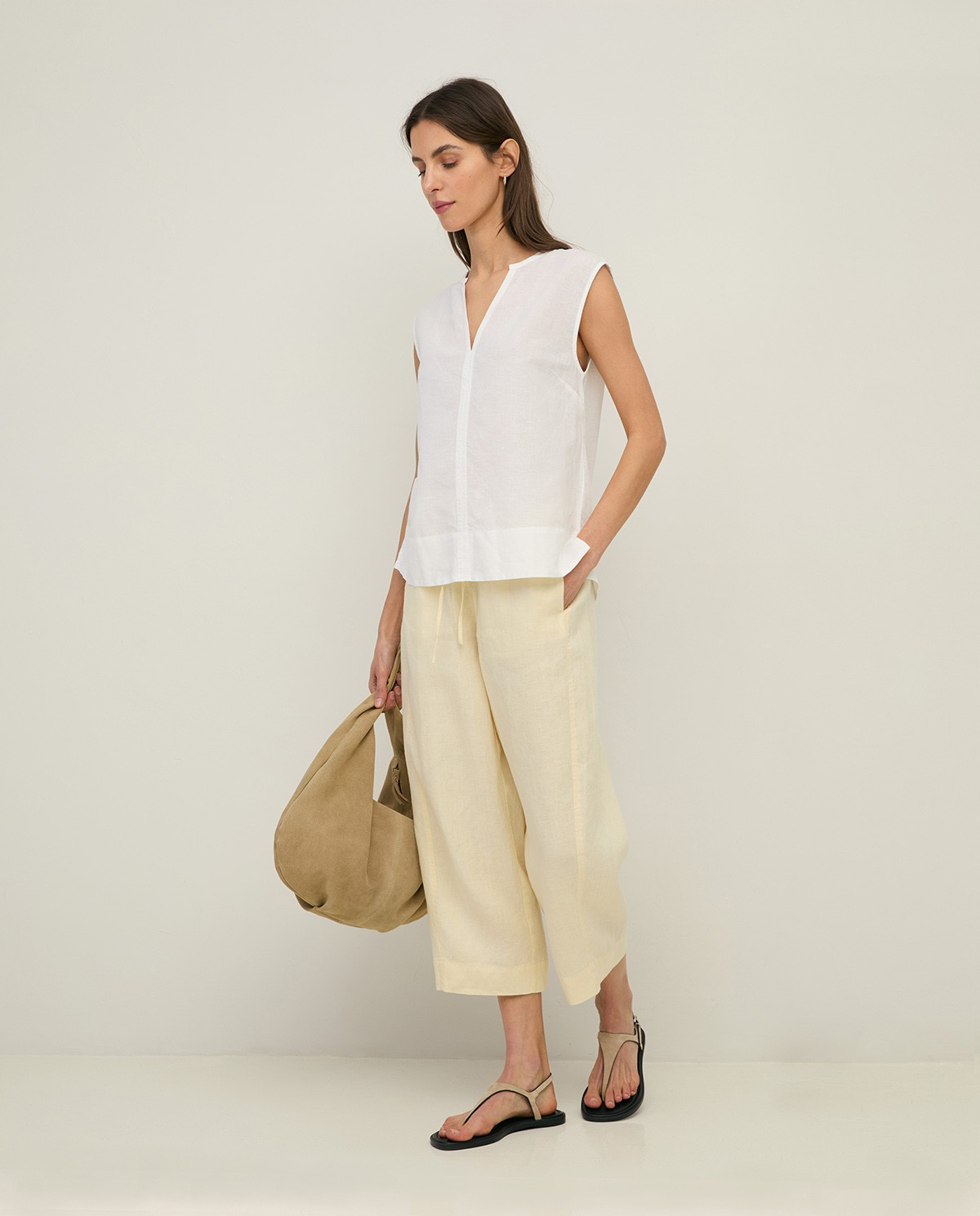 Linen Tailored Trousers