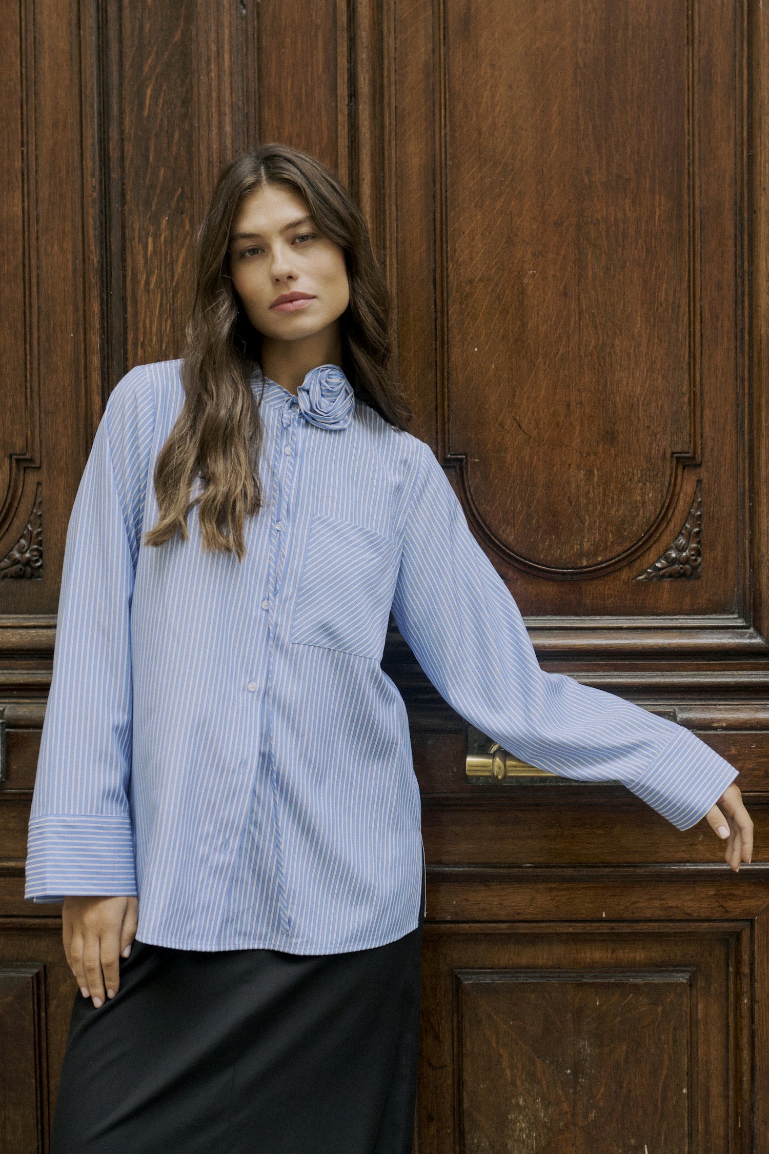 トップス Coherence VENON-D (Brown check, size S) 251798M192007_1.jpg