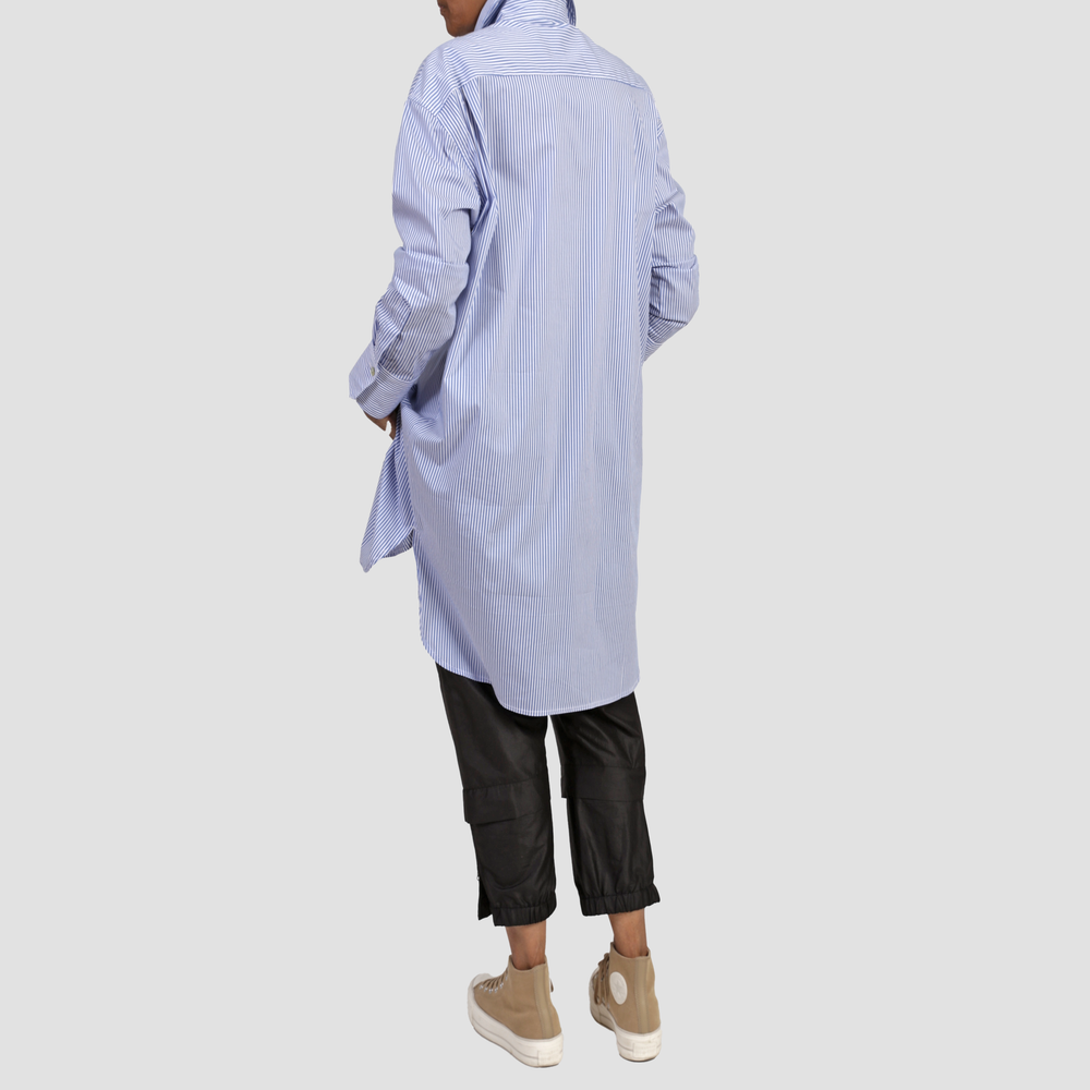 Wesley Launch Blouse - Blue Stripe