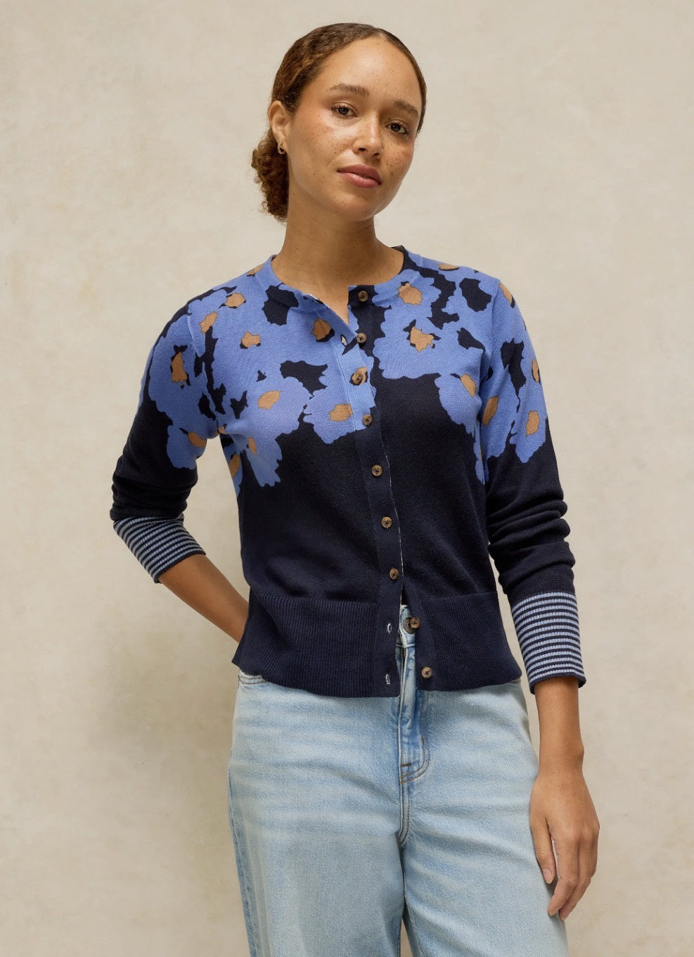 Lois Print Cardigan