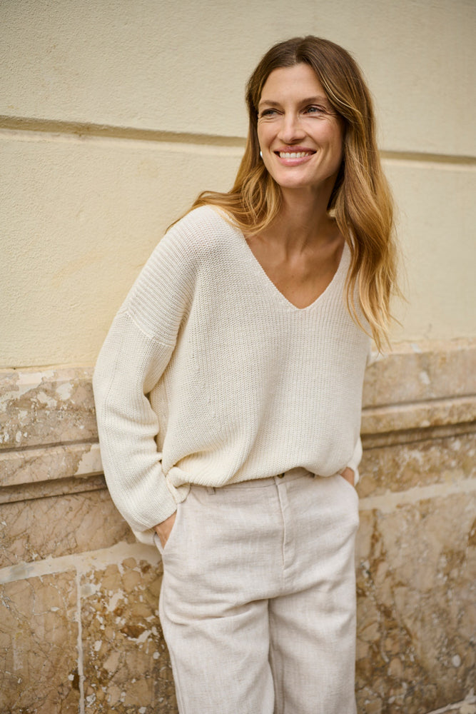 Etrona Linen Pullover