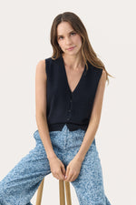 Natika Sleeveless Cardigan