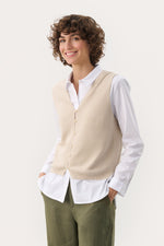 Natika Sleeveless Cardigan