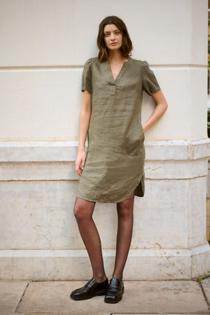 Aminase Linen Dress