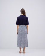 Printed Midi Skirt