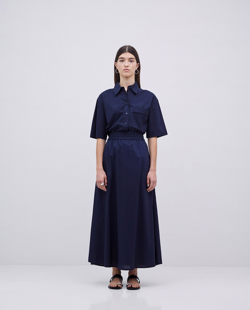 Cotton Poplin Skirt