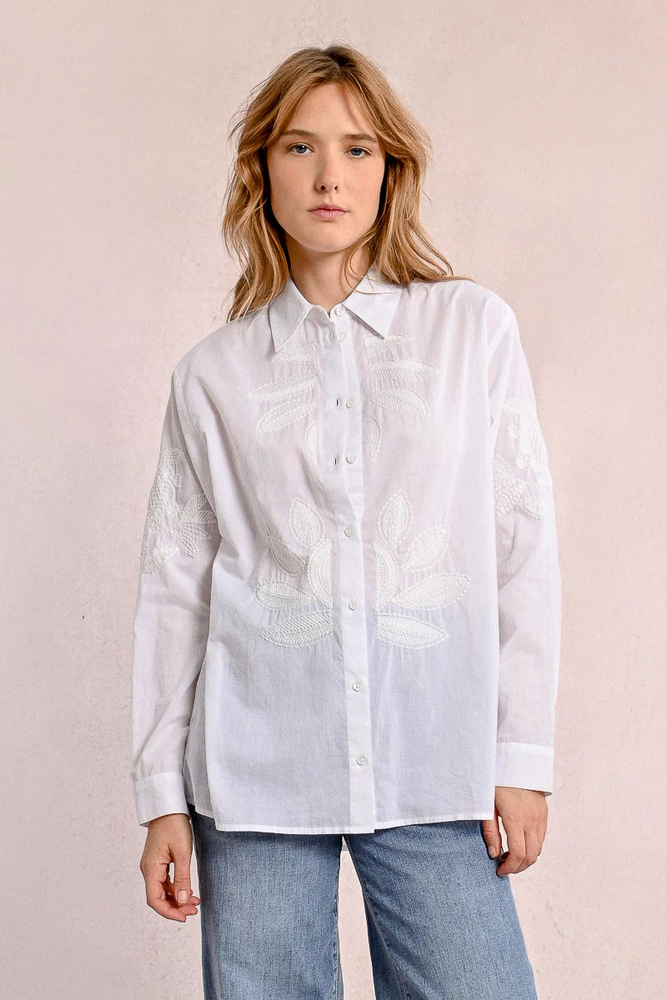 Oversized Embroidered Shirt