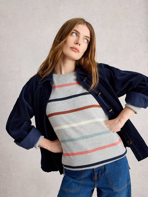 Olive Striped Jumper
