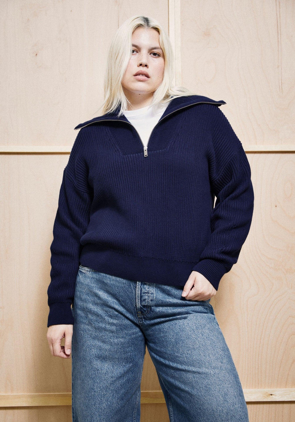 Vanisé Rib Knit Troyer
