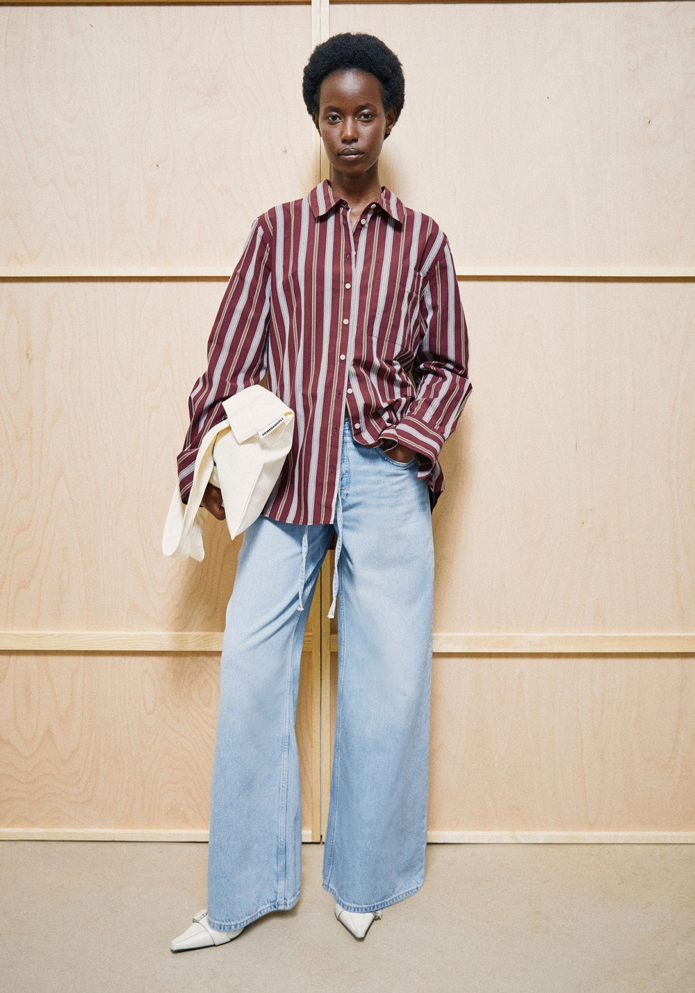 Striped Loose Shirt Blouse