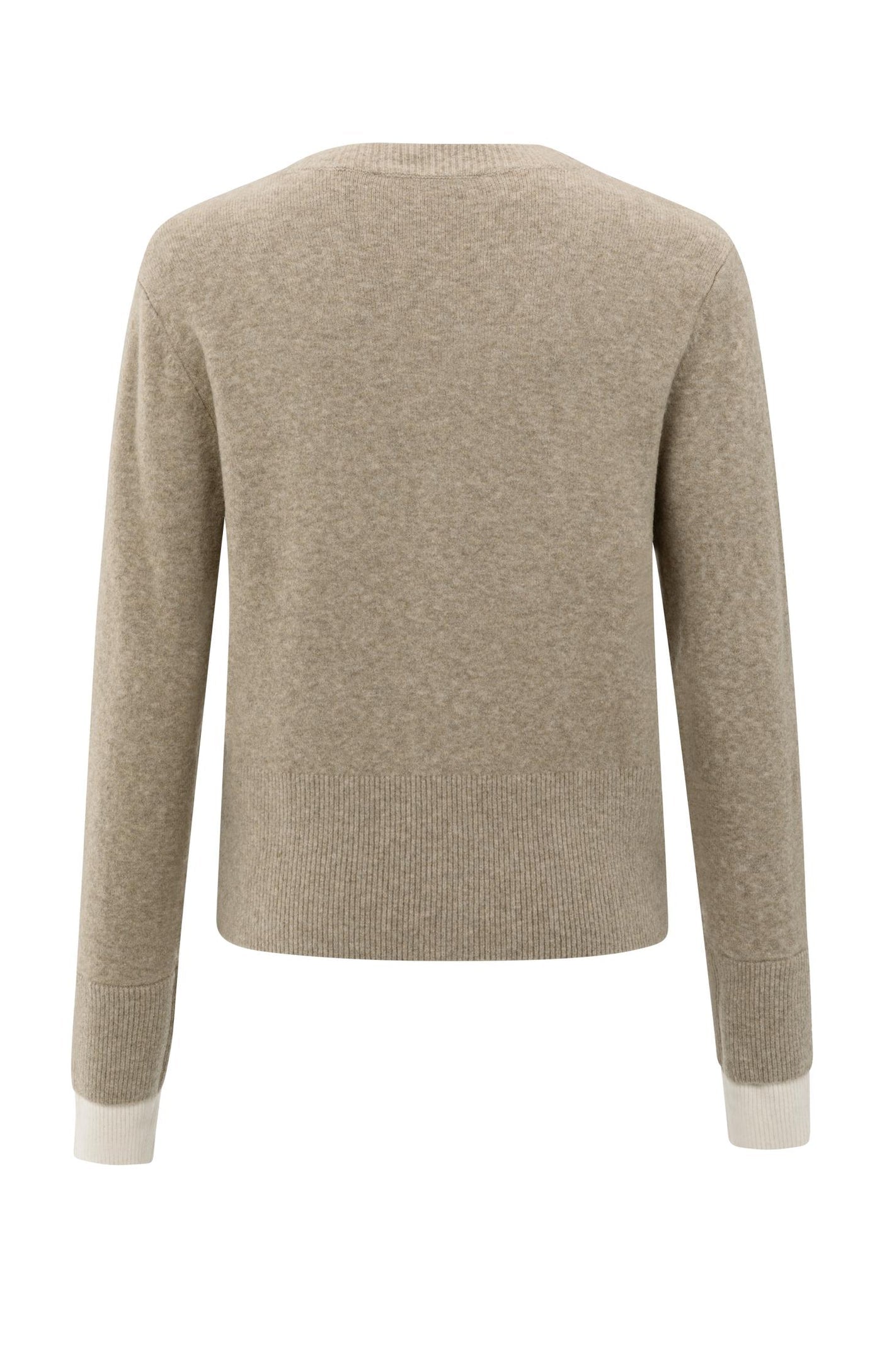 Cardigan with Contrast Detail