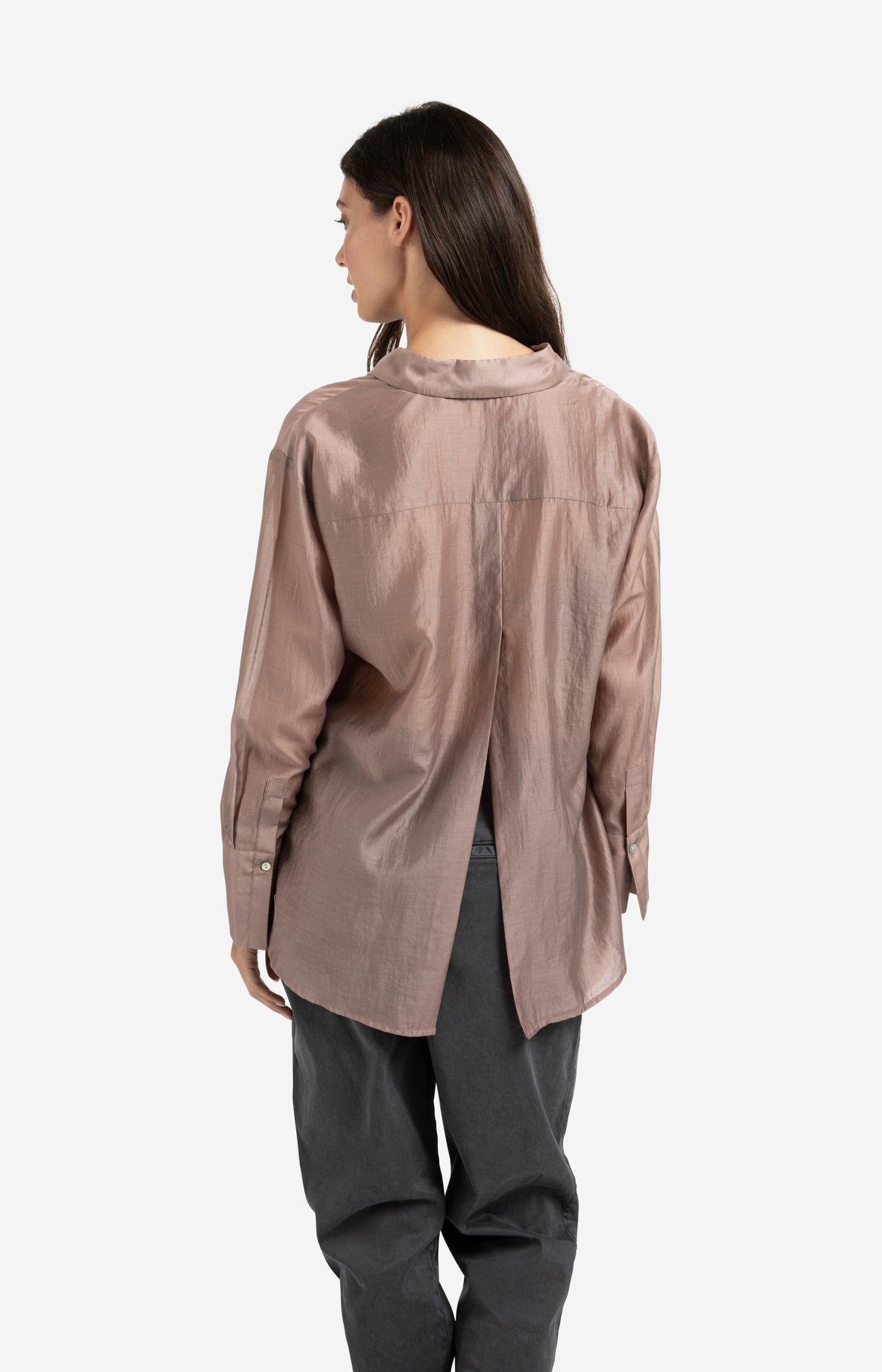 Sheer Blouse w Back Detail