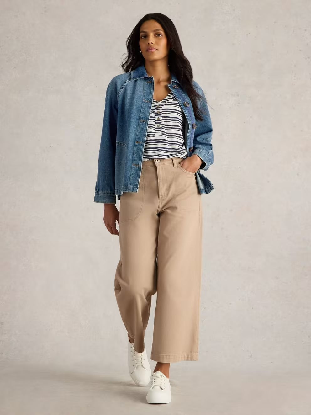 Eden Denim Collared Jacket