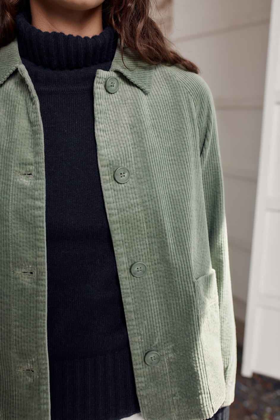 Ocean Mist Cord Jacket