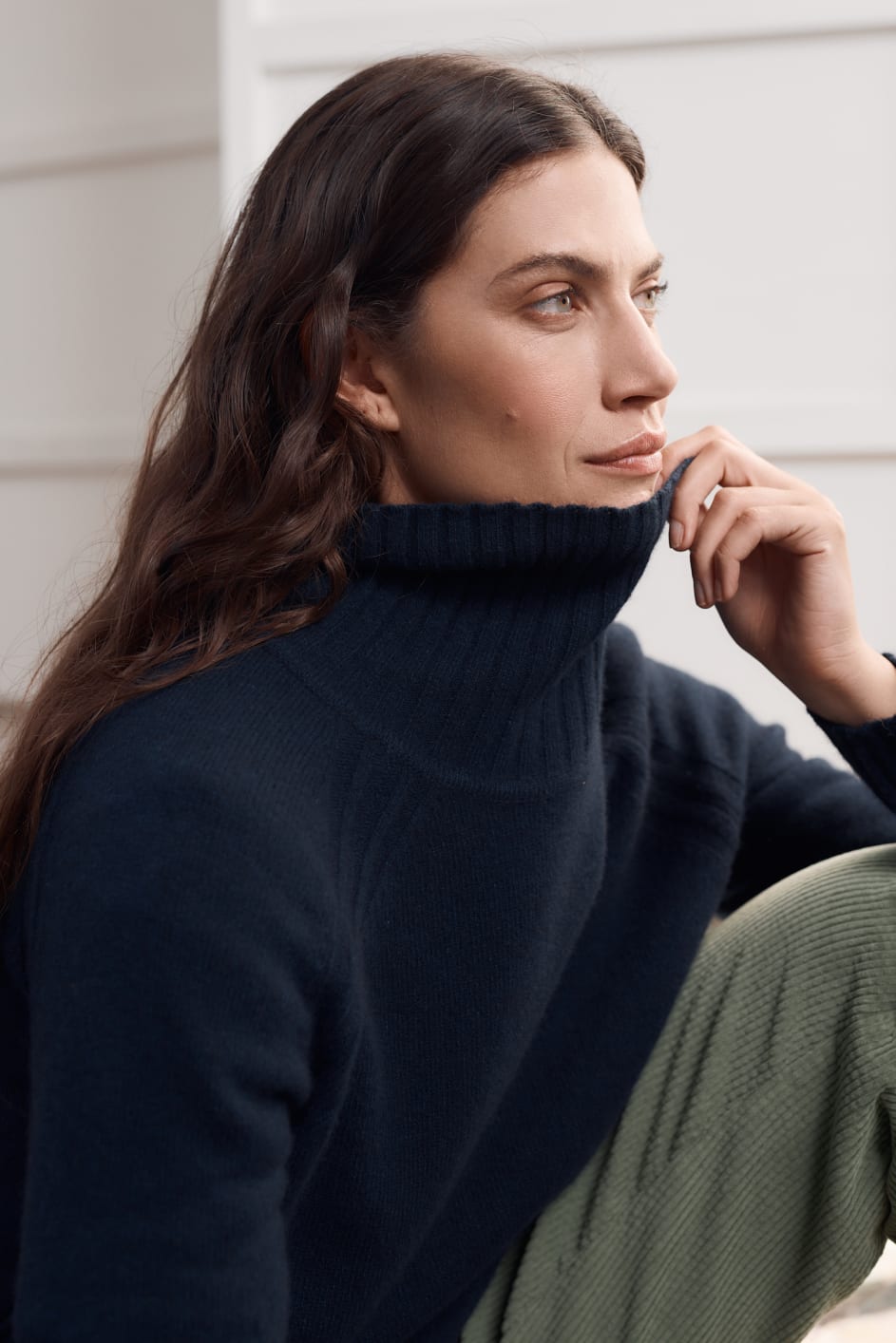 Basset Cove Roll Neck Jumper