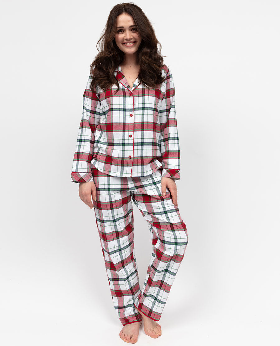 Blaze Brushed Cotton Flannel Pajamas