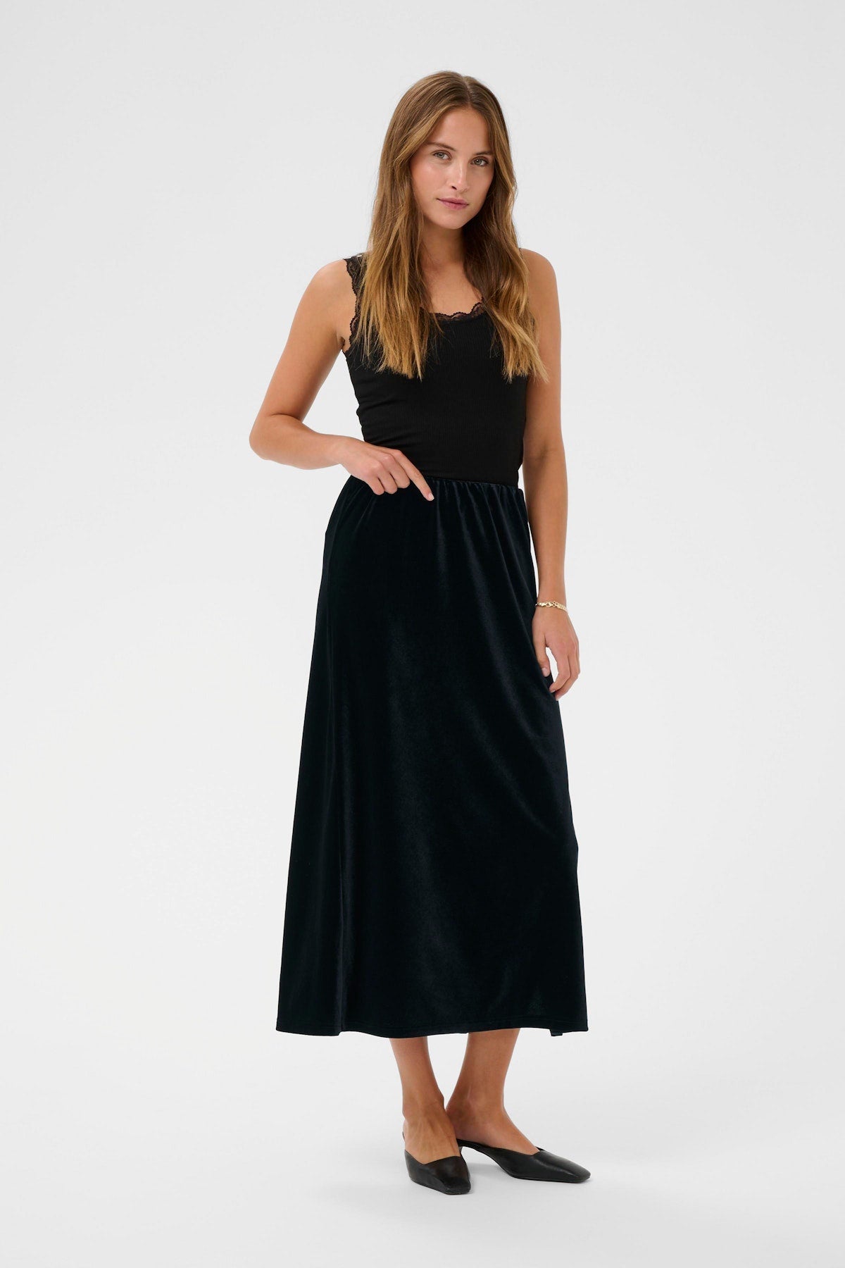 Kelly Velvet Skirt