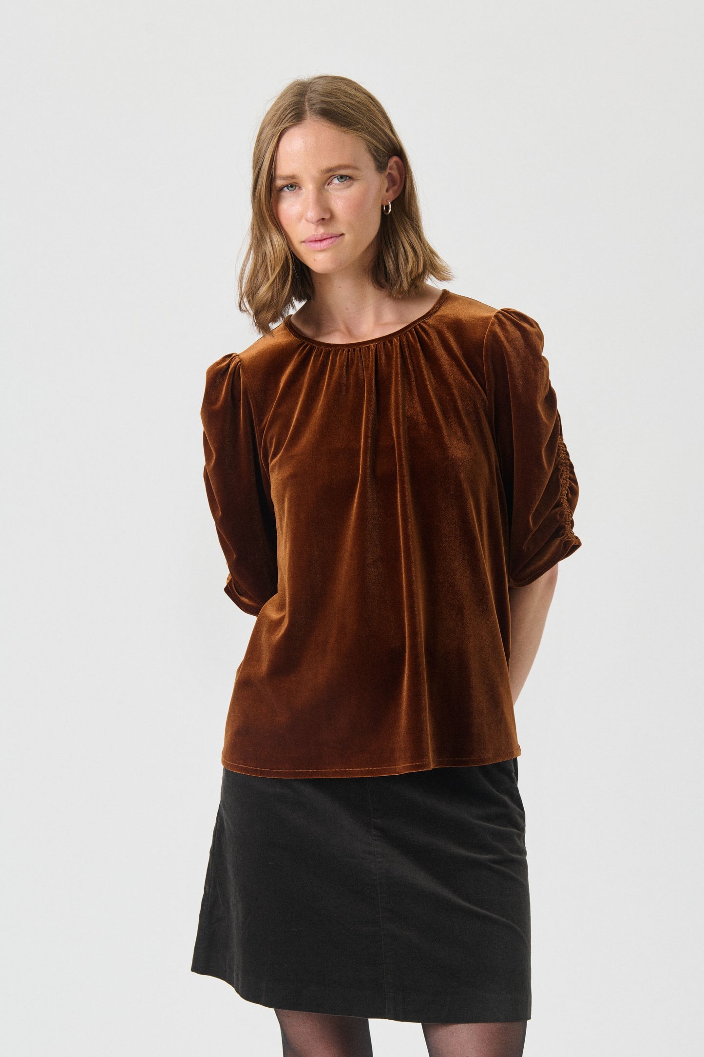 Valerie Velvet Blouse