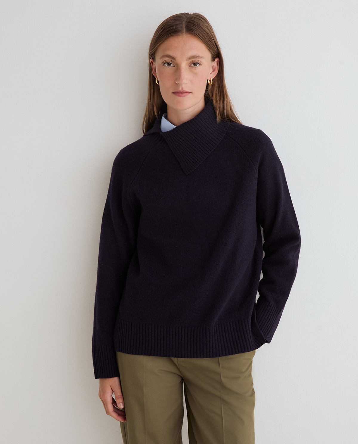 Open Roll-Neck Sweater