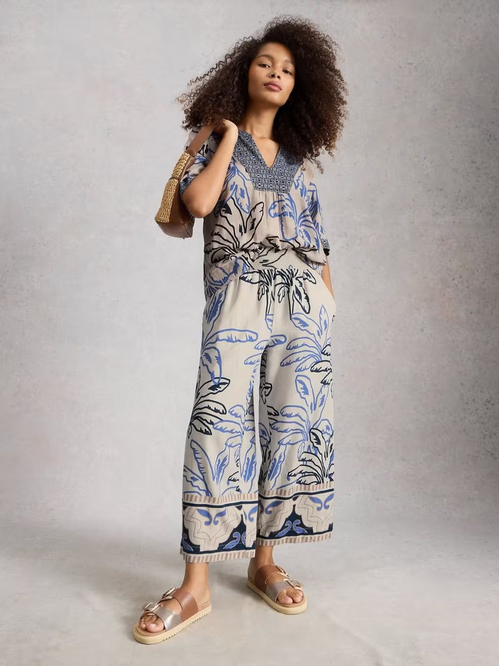 Shelly Linen Blend Culotte