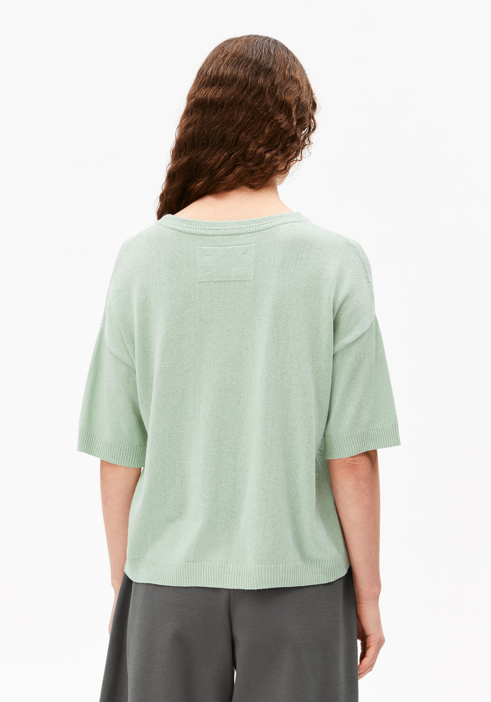 Linen Blend Knit Sweater