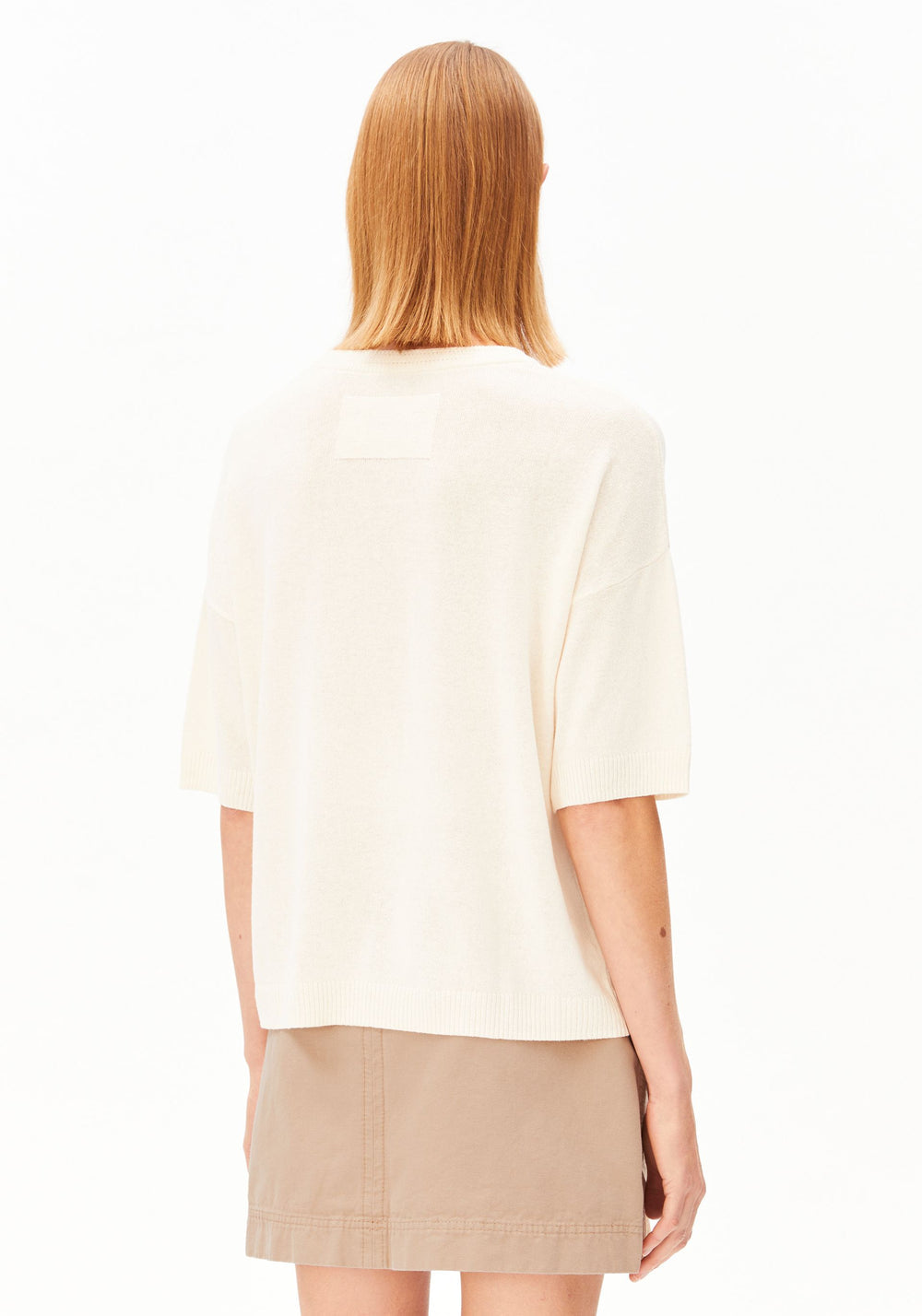 Linen Blend Knit Sweater