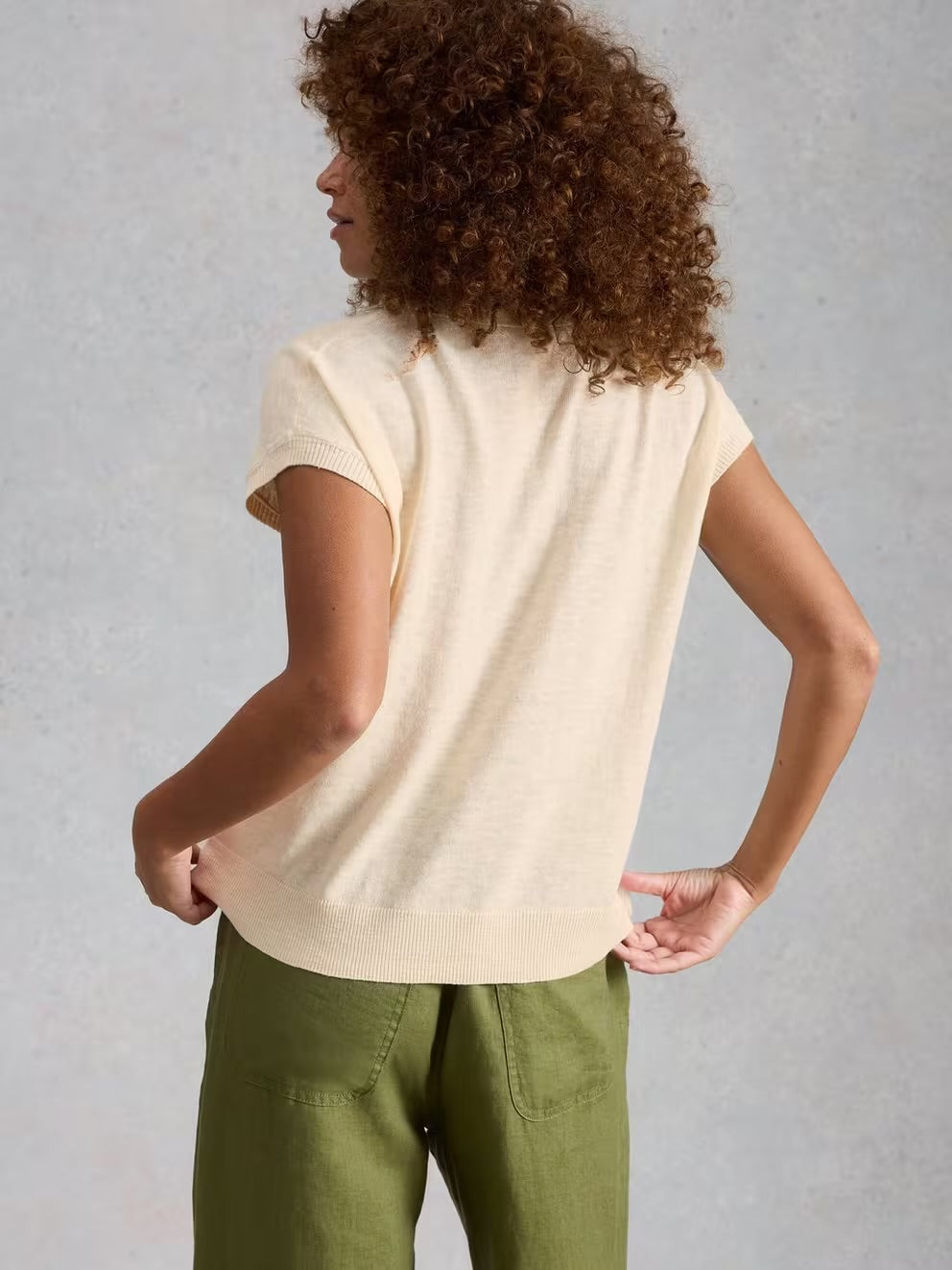 Ginni Linen Polo Tee