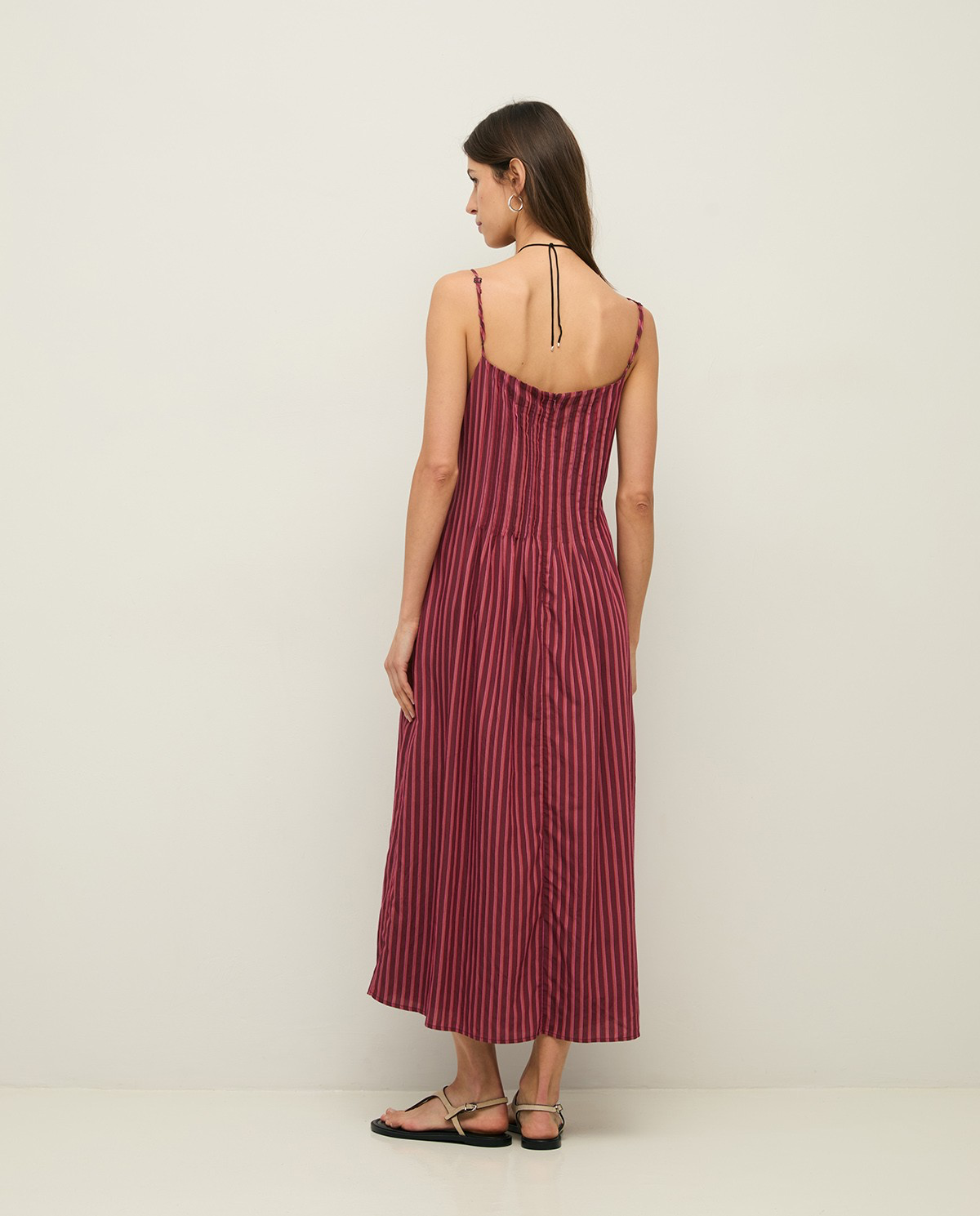 Striped Midi Dress