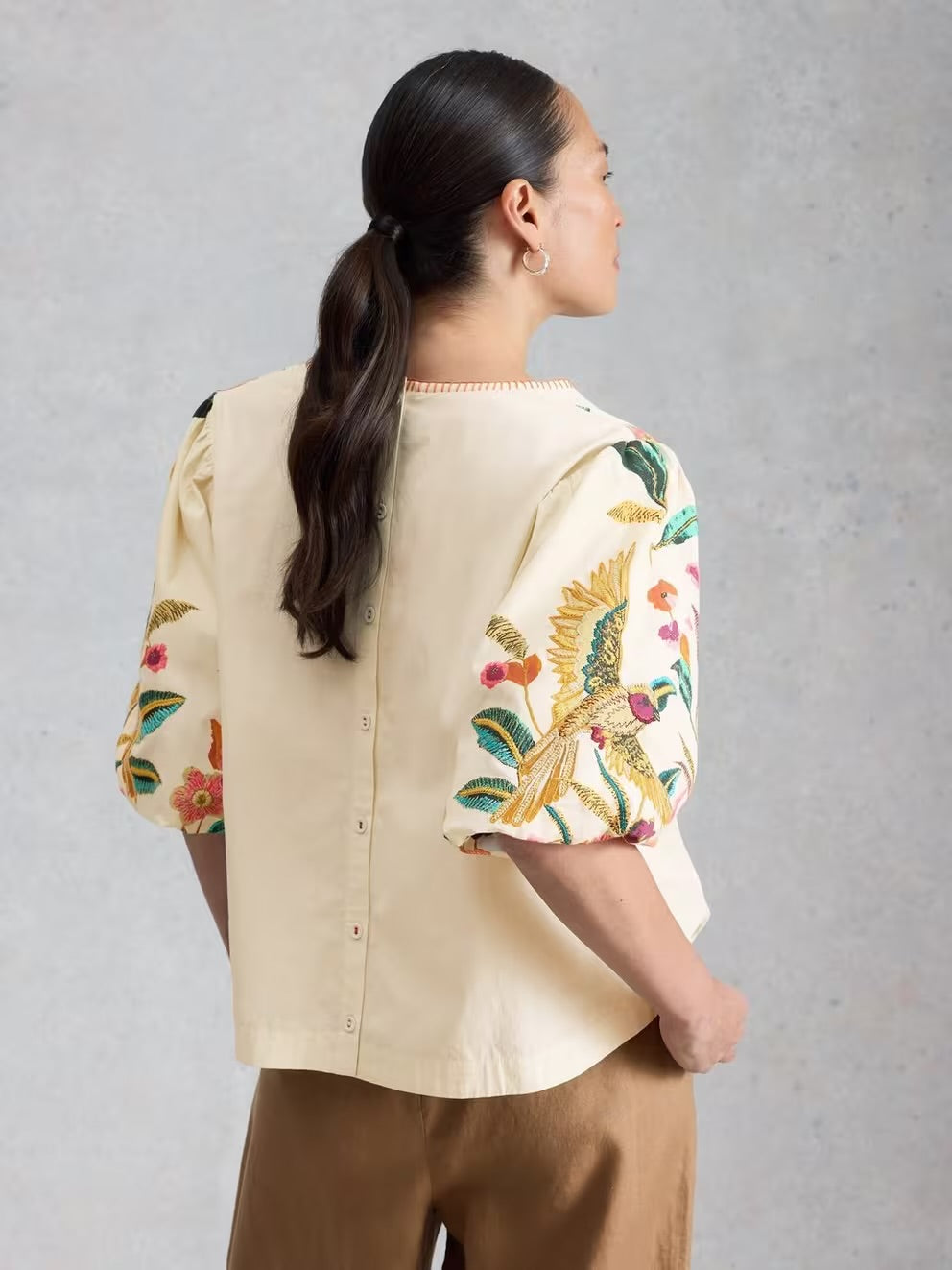 Maeve Embroidered Top