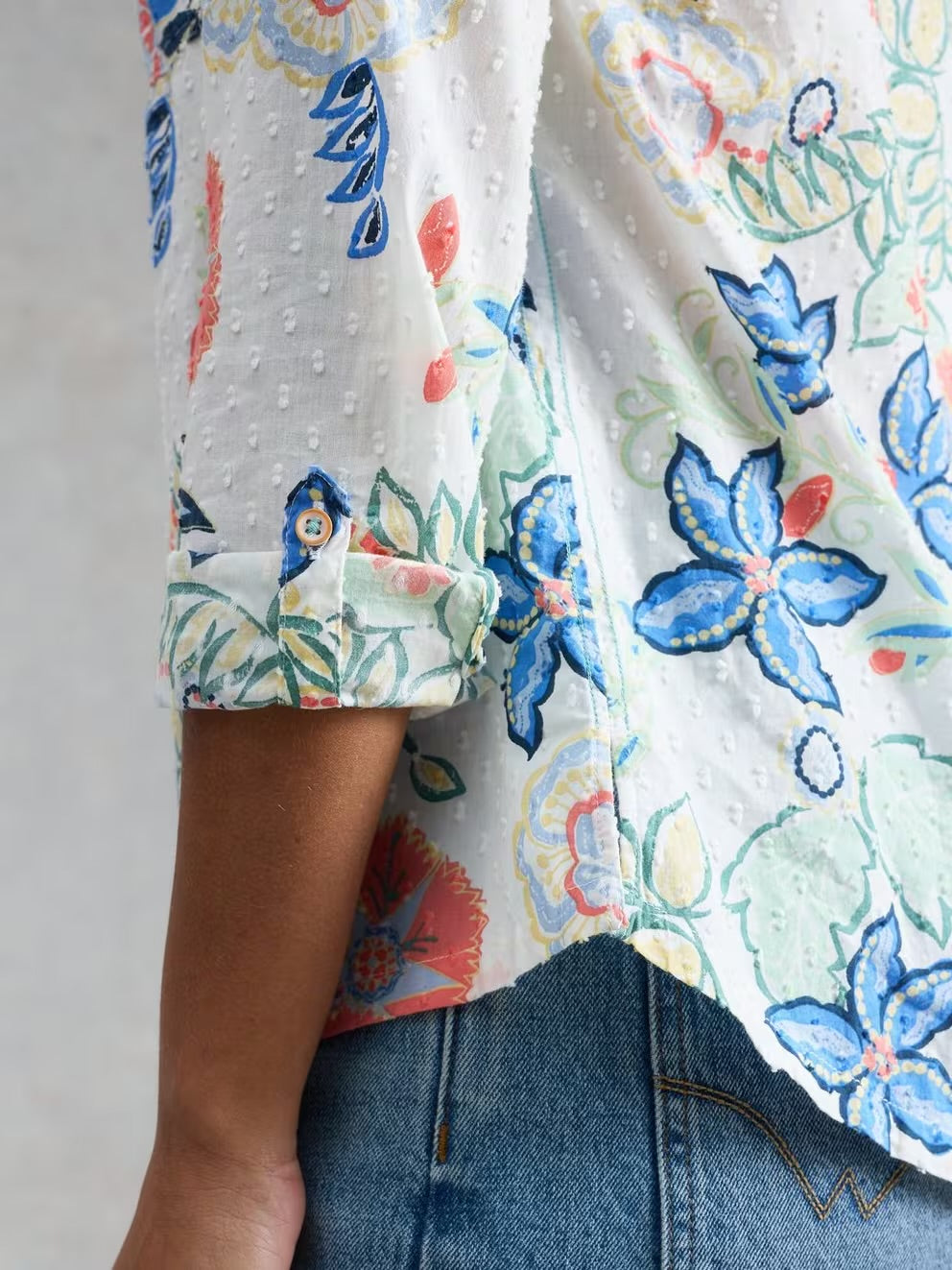 Sophie Organic Cotton Printed Shirt