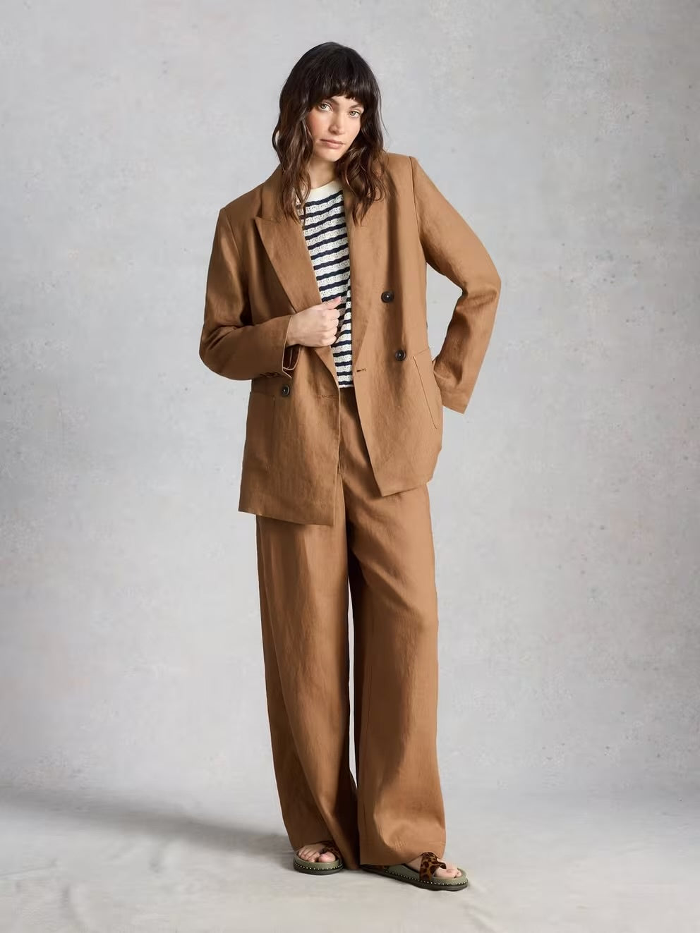 Sasha Linen Blazer