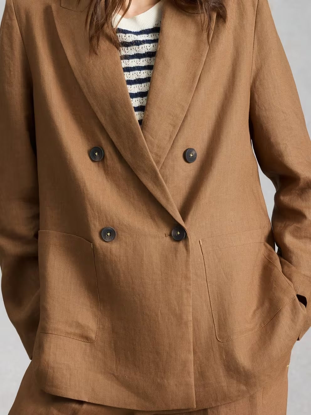 Sasha Linen Blazer