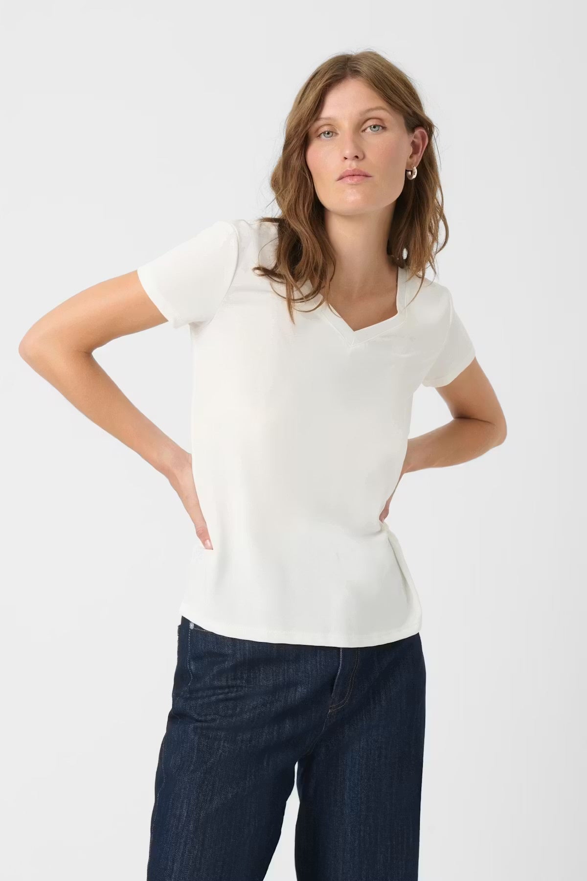 Columbine V-Neck T-Shirt