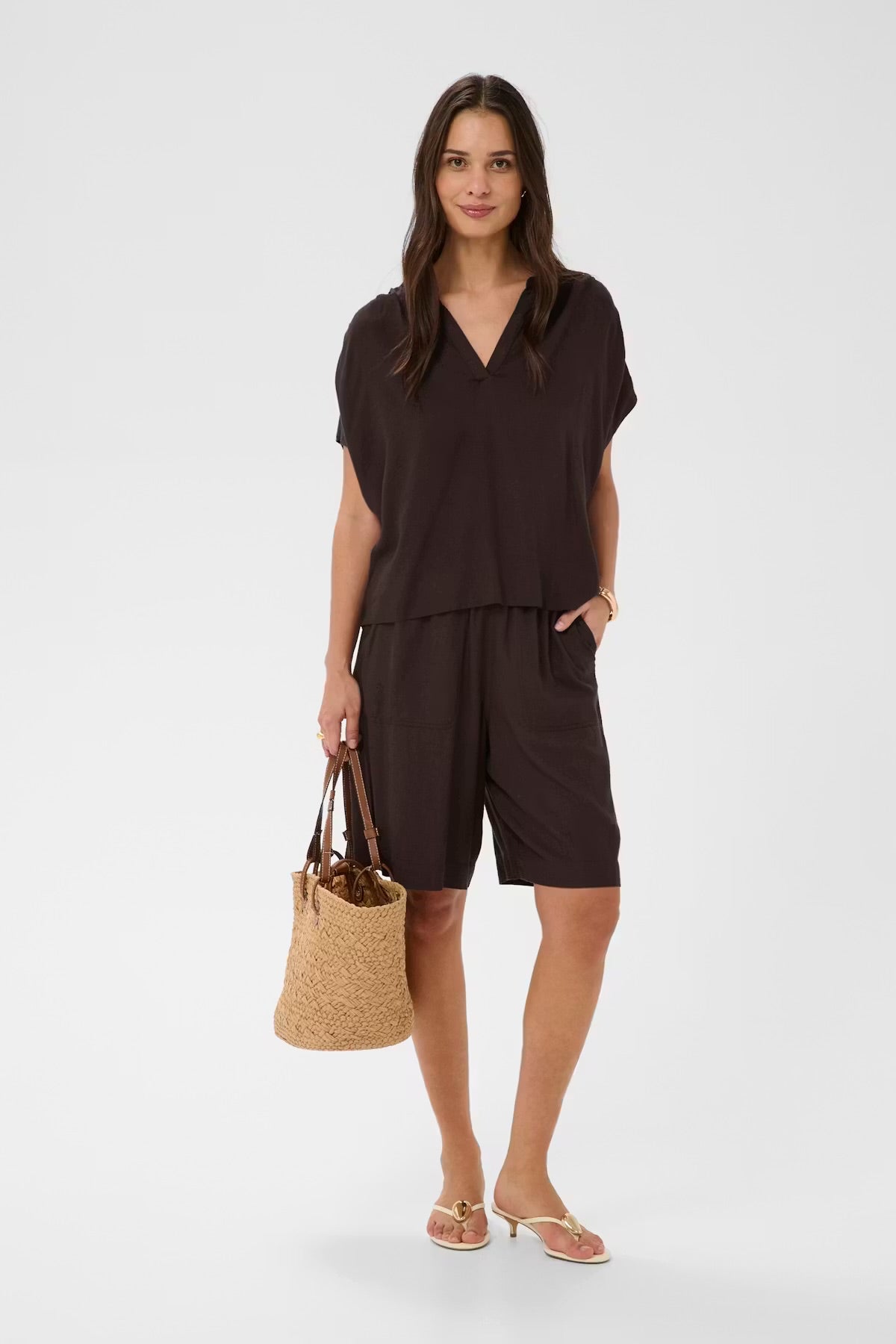 Milia Linen Blend Top