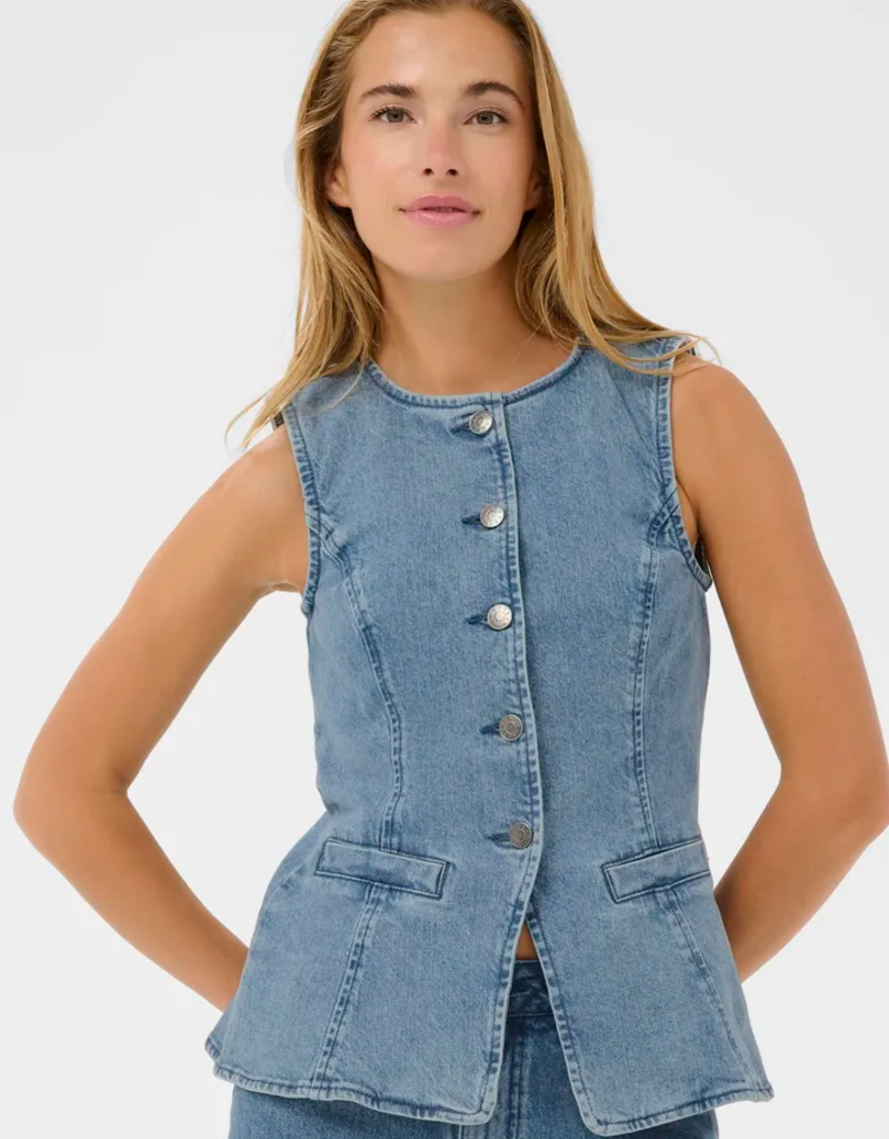 Vallis Denim Waistcoat