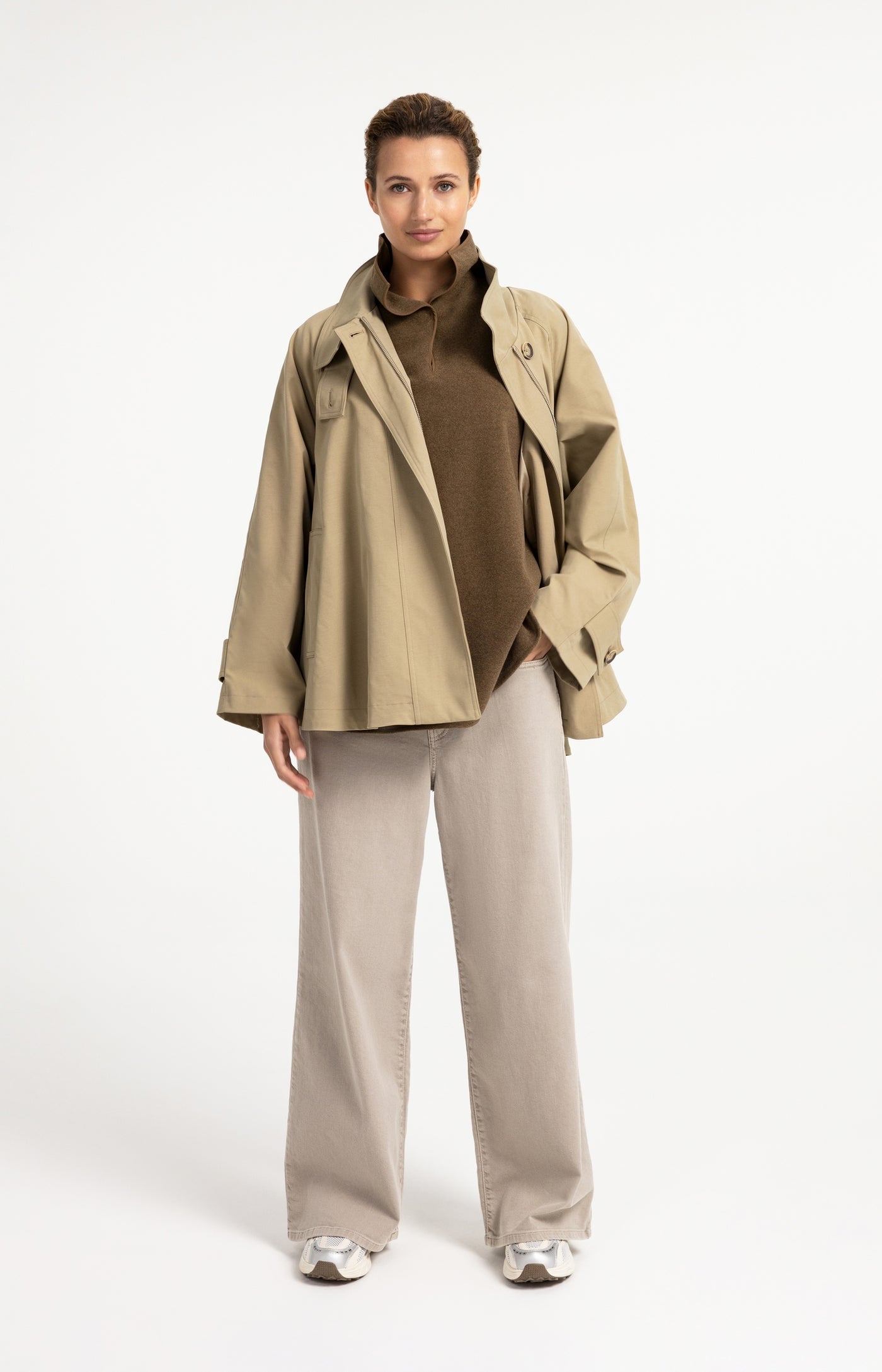 Woven Wool Mix Spencer Body-warmer