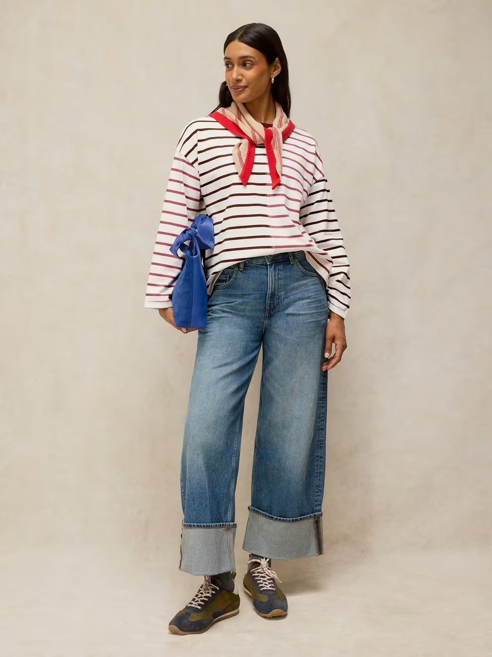Kim Stripe LS Tee
