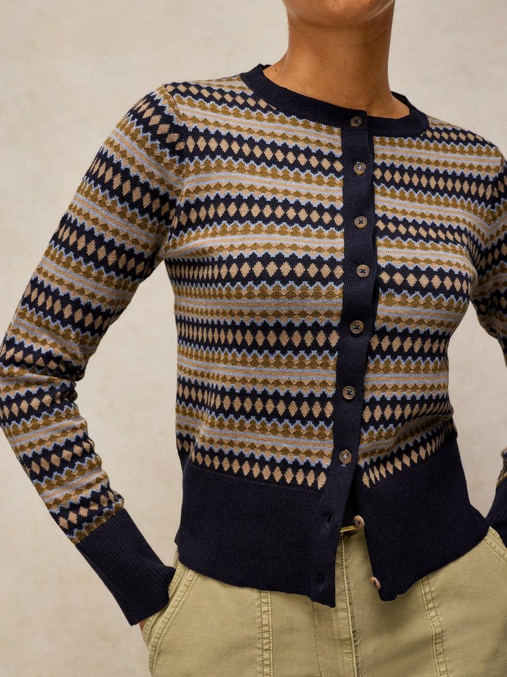 Lois Fairisle Cardi