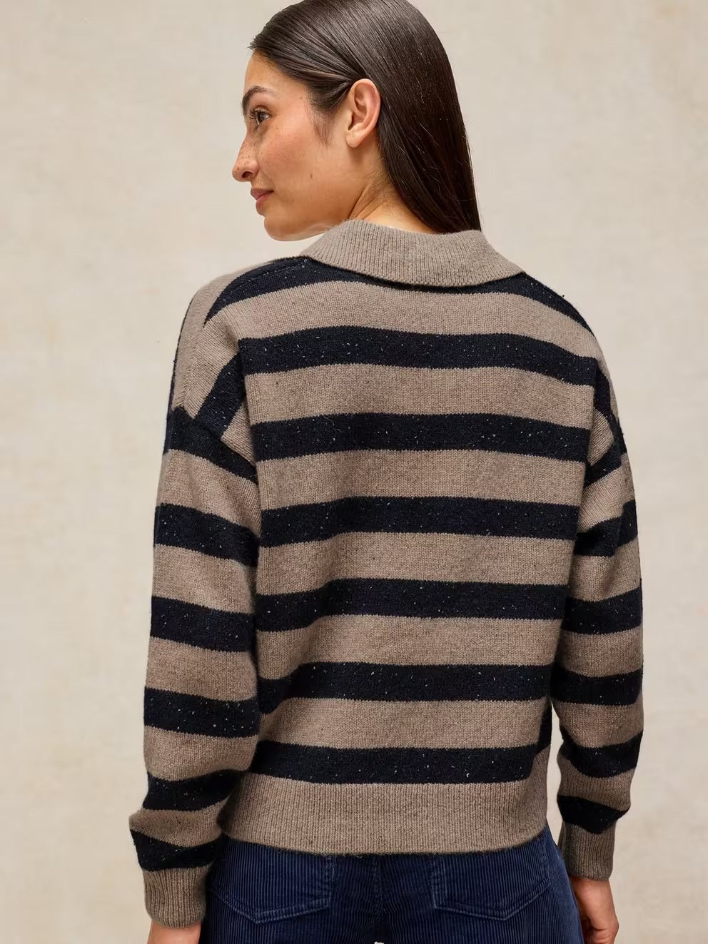 Izzy Striped Collar Jumper