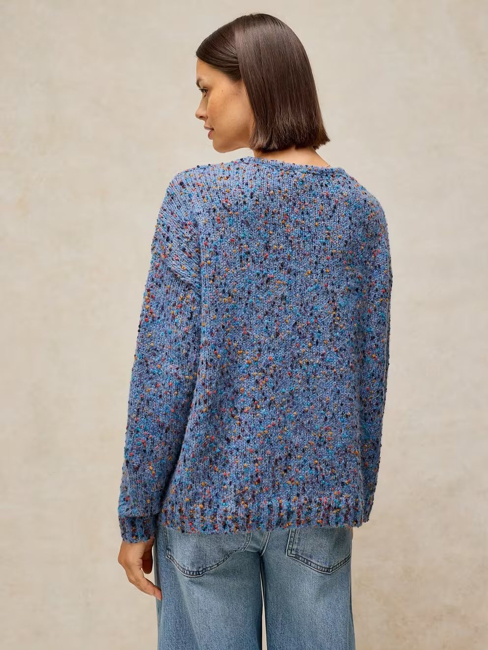 Texture V-Neck Jumper