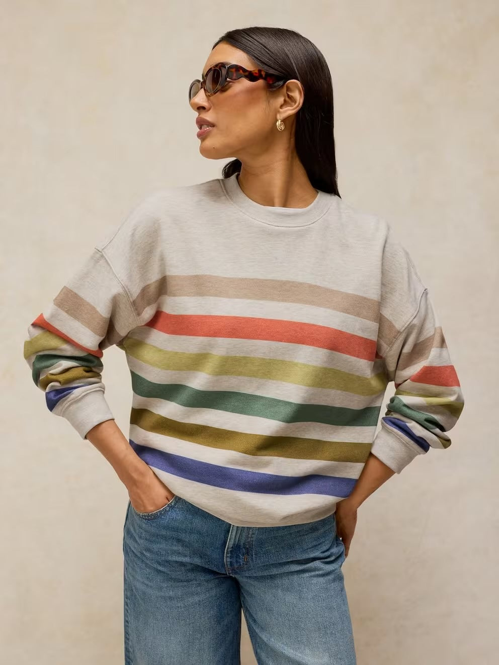 Cleo Longline Graphic Sweatshirt