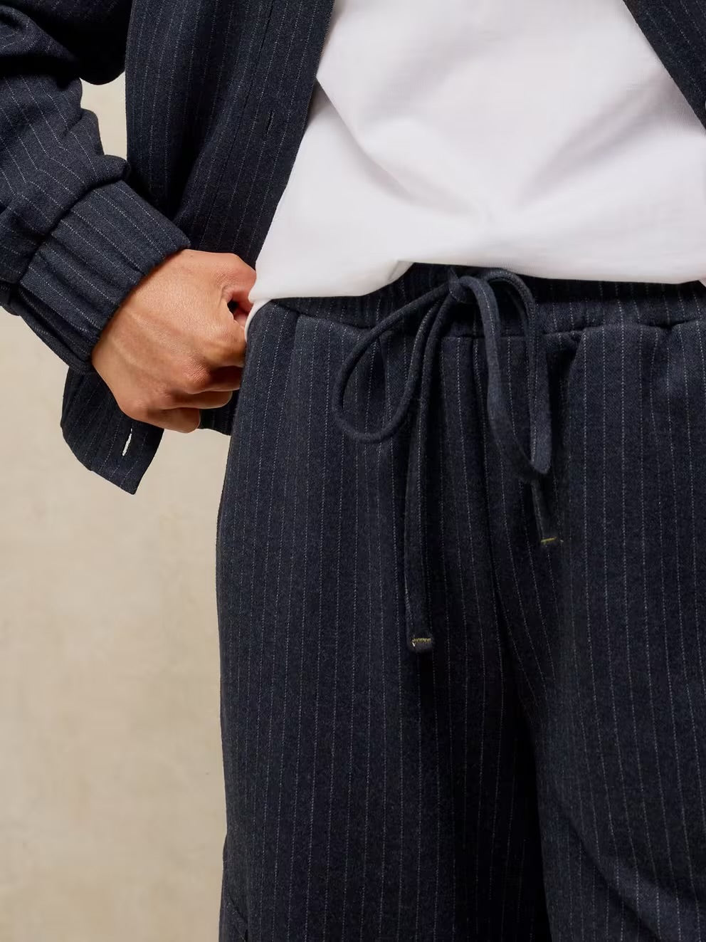 Teagan Stripe Wide Leg Trouser
