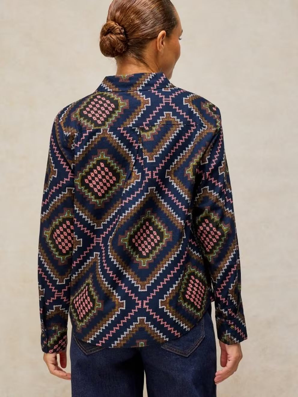 Libby Organic Cotton Printed Shirt