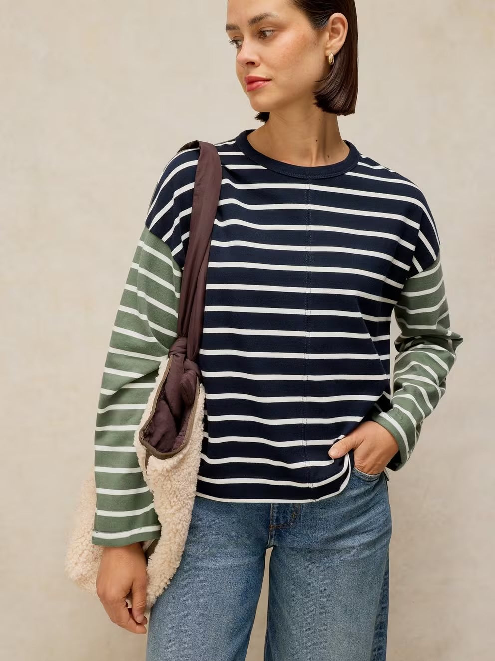 Kim LS Striped Tee