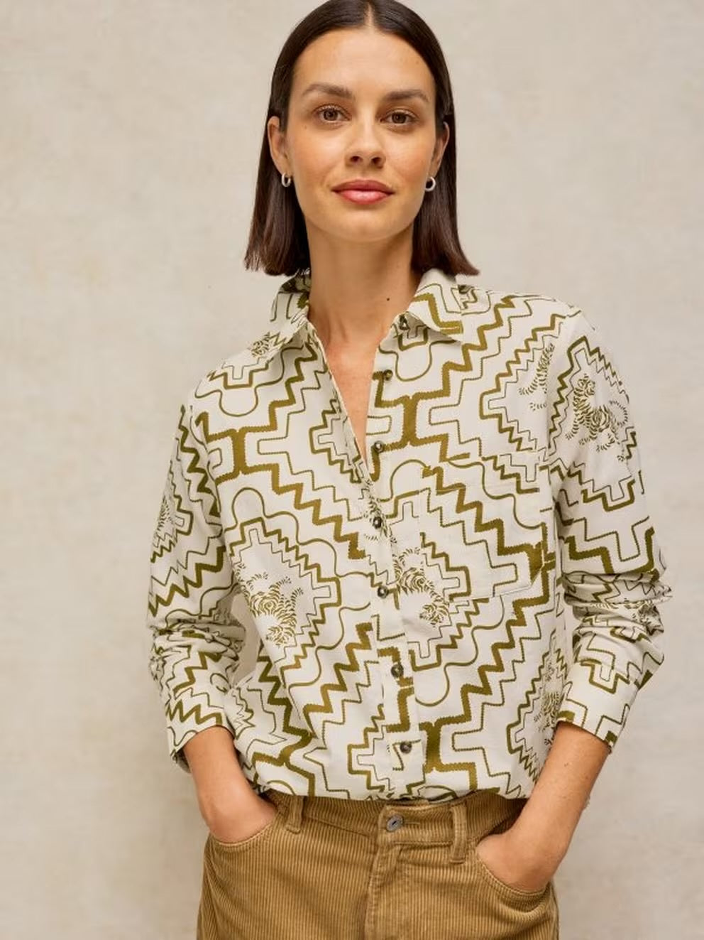Libby Organic Cotton Print Shirt