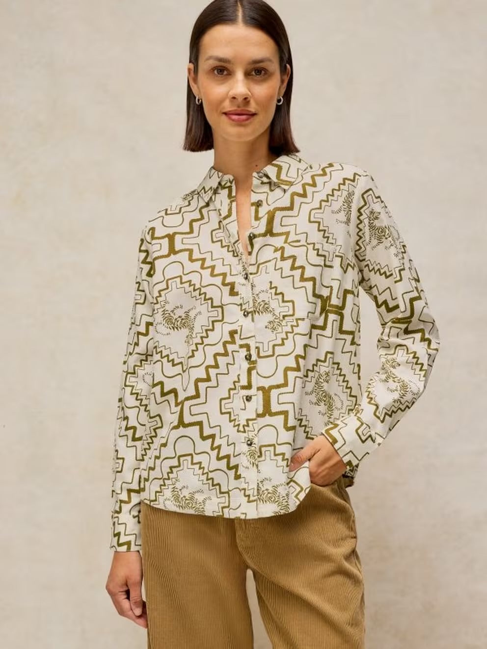 Libby Organic Cotton Print Shirt